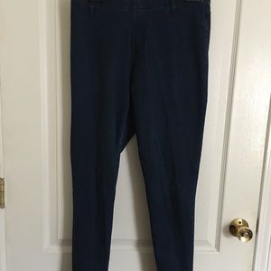 Blue leggings (never warn)